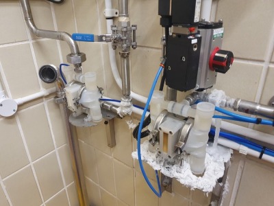 Chemical Dosing Point comprising - 2 off Diaphram Pumps and Controls - 2
