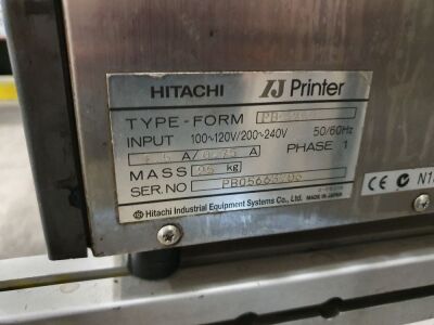 Hitachi Model PB-260E Inkjet Coder - 2
