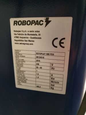 Robopac Model Rotoplat 508 PDS Pallet Stretch Wrapper - 4