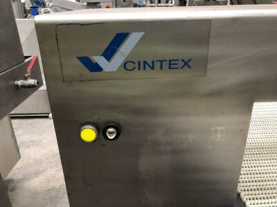 Cintex Metal Detector Type- 745 YOM 1999 SN 78588 Aperture - H280mm x W560mm x L380mm Machine dimensions- H1260mm x W1020mm x L1500mm Dimensions - Belt - L1500mm x W450mm - 4