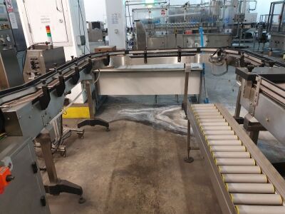 Section of Stainless Steel Plastic Slat Conveyor through 180 Degree - 2