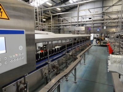 Complete 2017 non Returnable Glass Filling Line rated at 486000 BPH on 330ml - 11