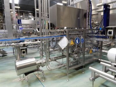 Complete 2017 non Returnable Glass Filling Line rated at 486000 BPH on 330ml - 22