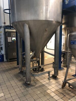 2007 Northern Fabrications 5,000 Litre Mixing Vessel with Lightnin Flameproof Mixer on Load Cells - 4