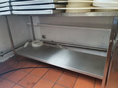 2 off Stainless Steel Tables - 1200mm x 770mm x 840mm Tall, 1500mm x 600mm x 900mm Tall - 2