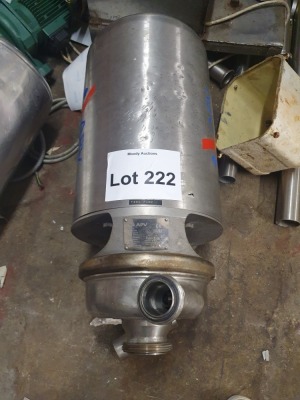 APV 2-3-9 Puma Pump Serial Number - B9718007 with 7" Impeller and 4kW Motor