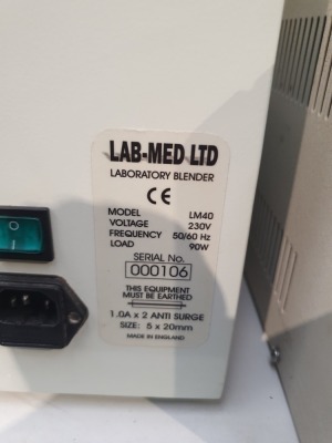 Lab-Med type LM40 Laboratory Blender - 3