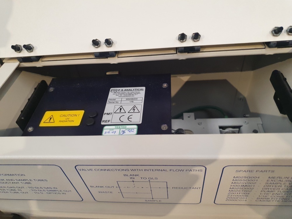Millenium Merlin PS Analytical type 10.025 Millenium Merlin Atomic Fluorescence System ...