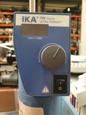 IKA type T25DS2 Digital Ultra Turrax disperser on Stand - 2