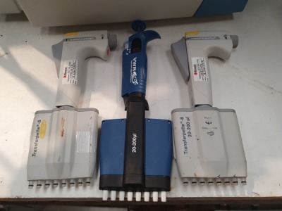 Gilson Pipetman Adjustable Volume Pipette and 4 others - 3