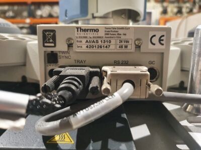 Thermo Scientific type Trace1310 Gas Chromotograph serial no 712100963 with AI/AS 1310 Tower serial no 420126147 - 4