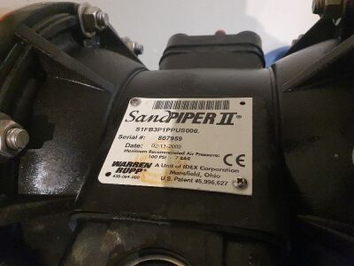 2003 Sandpiper II Double Diaphragm Pump Model S1FB3P1PPUS000 - 2