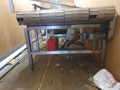 4 Lane Stainless Steel Accumulation Table - 3