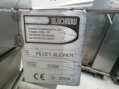 2004 BLACKROW CHICKEN FILLET ALIGNER S/M 2066 - 5