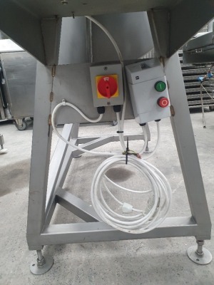 Stainless Steel Tumbler Mixer with discharge into tote bin - 2