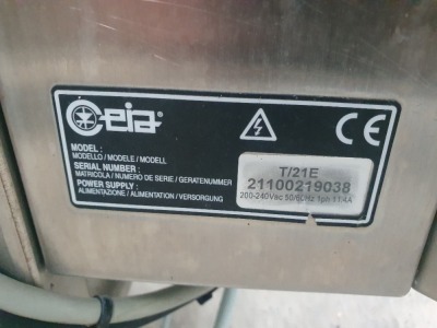 Ceia THS Metal Detector Aperture L390mm x W500mm H200mm Serial number 21100219038 Control screen missing - 4