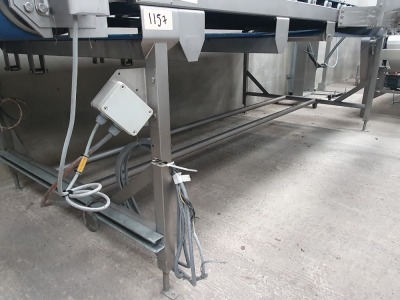 Attec Conveyor NL TL Conveyor Pu belt Single phase Serial number 16298-001 - 4