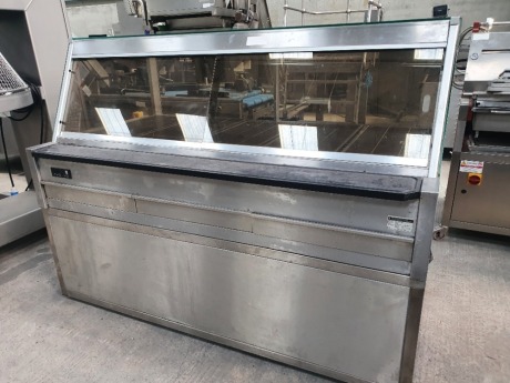 2016 Ubert Stainless Steel Chilled Display Unit on Stainless Steel Stand