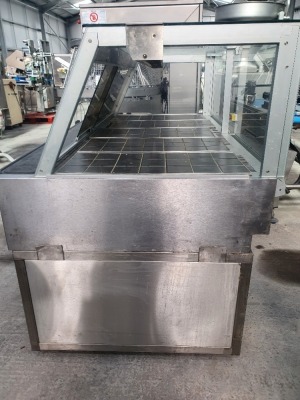 2016 Ubert Stainless Steel Chilled Display Unit on Stainless Steel Stand - 4