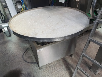 1.2m Lazy Susan Turntable Poly Top Table