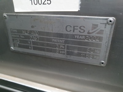 2004 CFS Multiformer Model MLF400 Serial No 2267 (Missing Screen) - 3