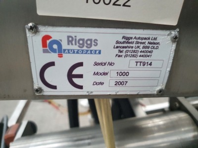 Riggs 1000 Twin Head Depositor Incomplete Unit - 2