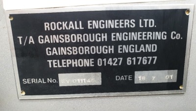 Gainsborough Engineering Model GV 011145 Vertical Form Fill & Seal Bagger with Jaguar 106i Coder - 5