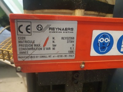 Reynaers Pre Pneumatic profile Punch - 4