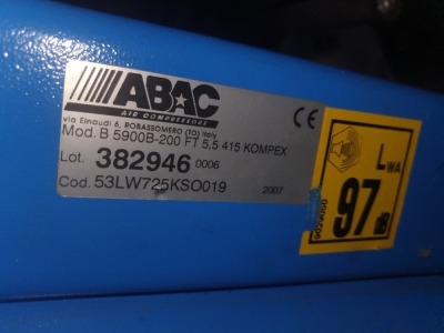 ABAC Workshop Compressor Model LT200 - 3
