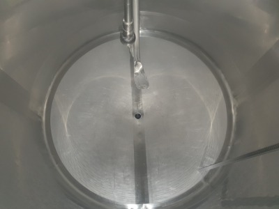 Stainless Steel Vertical Cylindrical Insulated Jacketed and Agitated 2000 Litre Mix Tank - 2500mm x 1500mm Diameter - 3