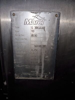 Marel Model G300/460 Grading System Serial No 1030 - 6