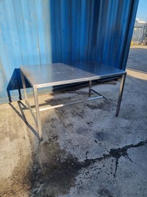 Stainless Steel Preparation Table