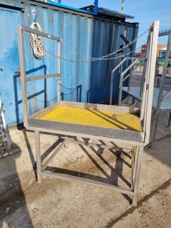 2 off Stainless Steel Gantry Platforms - 760mm Platform Height