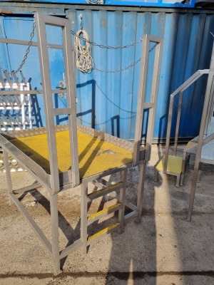 2 off Stainless Steel Gantry Platforms - 760mm Platform Height - 2