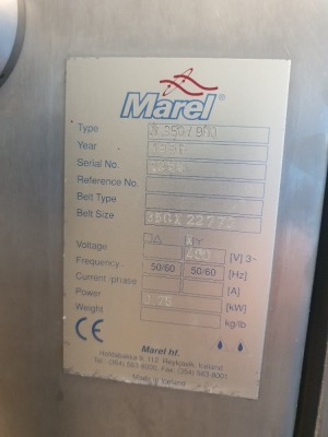 Marel Grading System Model G350/950 Serial No 1259 Stainless Steel 11 Station System - 14