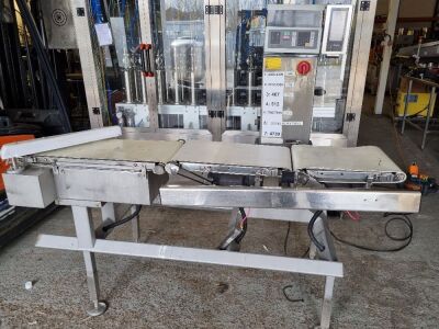 2005 Ishida DACS Inline Stainless Steel Checkweigher