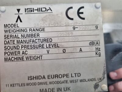 2005 Ishida DACS Inline Stainless Steel Checkweigher - 4