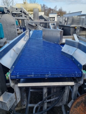 Stainless Steel Outfeed Conveyor, Belt Width 600mm, - 4