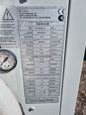 2013 TAE Evo Package Chiller Model 020 - 3