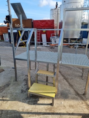 2 off Stainless Steel Gantry Platforms - 760mm Platform Height - 4