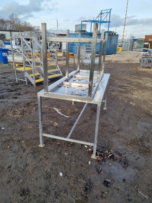 2 off Stainless Steel Preparation Tables - 2