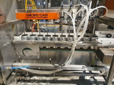 2019 Microcan CL5 V2 Linear Can Filler / Seamer - 2