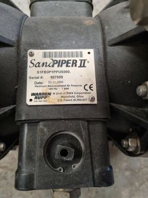 2003 Sandpiper Double Diaphragm Pump Model S1FB3P1PPUS000 - 2