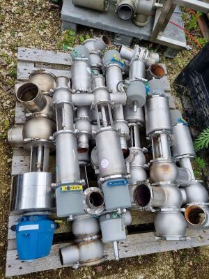 1 x pallet approx 12 assorted tuchenhagen actuated valves