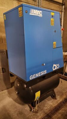2012 ABAC Genesis 11 270 Air Compressor/Drier with Air Cylinder 8 Bar Max Pressure - 3