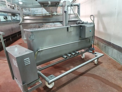 Tetra Pak Stainless Steel Mobile Cheese Auger model C5122 - 3