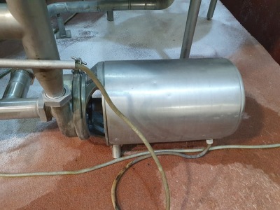 Stainless Steel Curd Saver - 2880mm x 2200mm x 2400mm High with APV 2-3-9 Puma Pump, APV 2-2-9 Puma Pump & Stainless Steel Balance Tank - 4