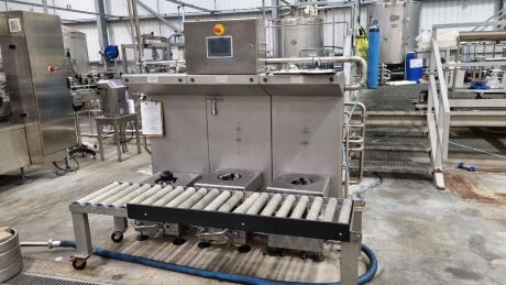2016 Brewology 3 Head Kegging Cleaning & Filling Machine