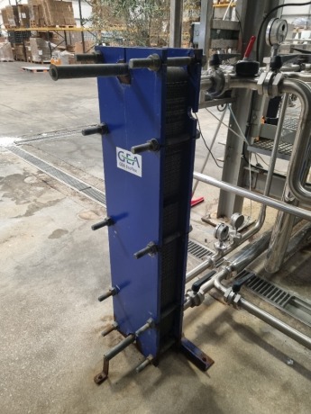 GEA Ecoflex Heat Exchanger with Approximately 42 Plates