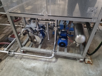 Stainless Steel Mobile Moravek Twin Tank, Twin Pump CIP System - 5